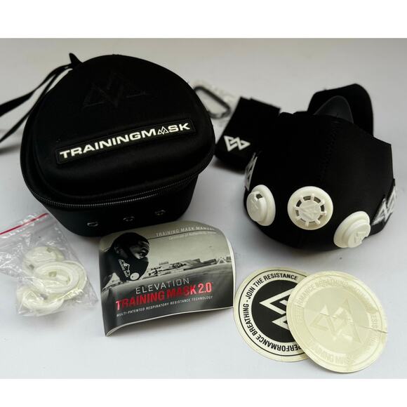 Training Mask 2.0 Elevation Simulates High Altitude Fitness Extras Endurance - Picture 1 of 14